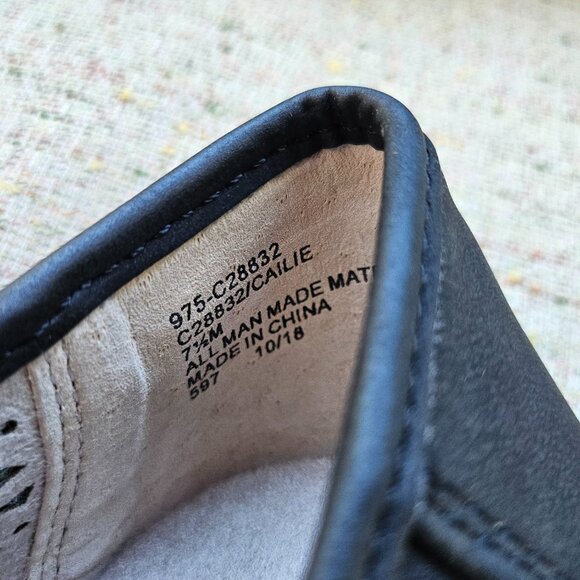 Cliffs by White Mountain Flats Women 7.5 Comfort ballet Black Shoes - Picture 14 of 14